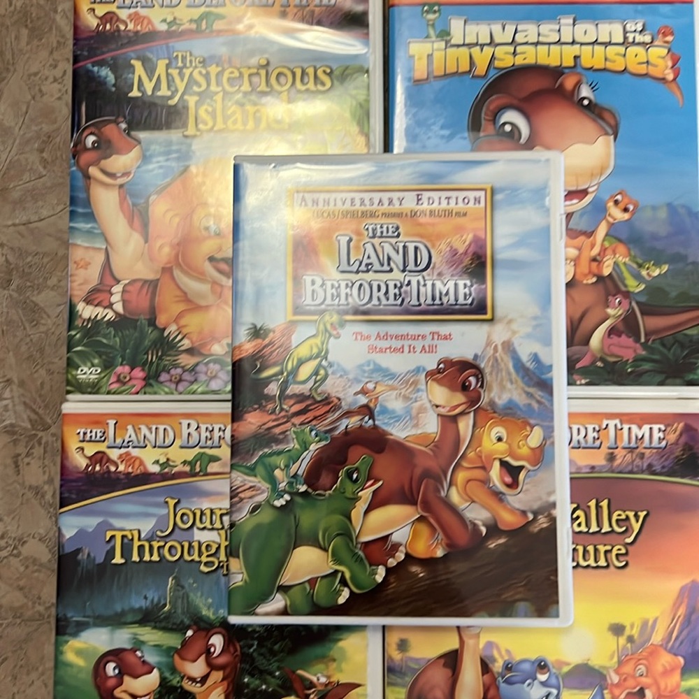 The land before time set of “5” DVD